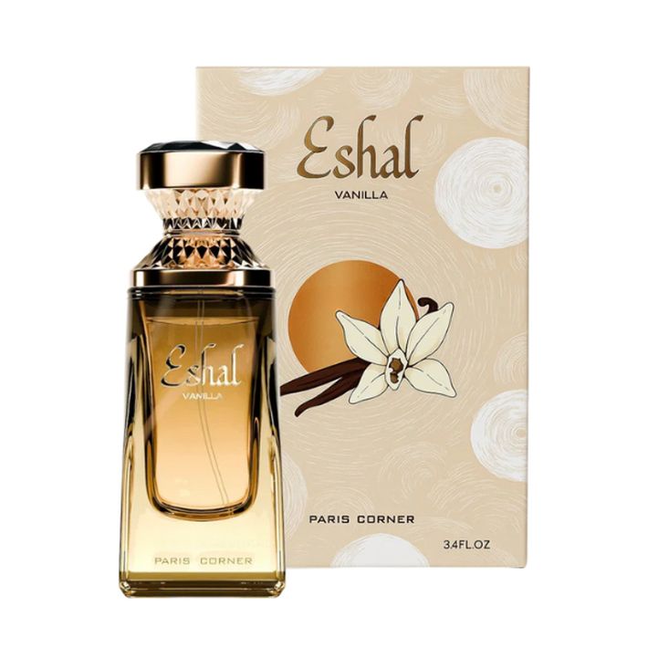 Eshal Vanilla by Paris Corner Eau De Parfum 100ml for women Authentic