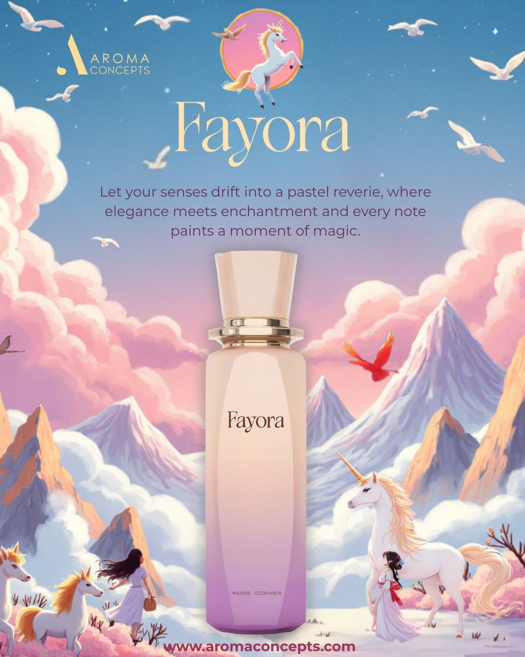 Fayora By Paris Corner Eau De Parfum 100ml for women Authentic