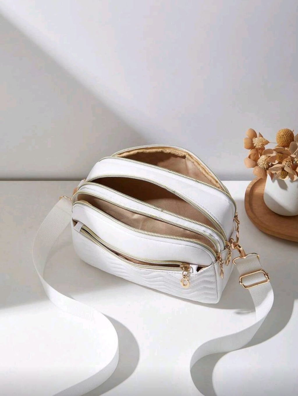 White Handbag