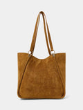 Brown Suedette Handbag