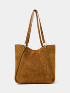 Brown Suedette Handbag