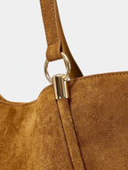 Brown Suedette Handbag