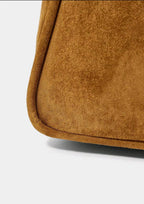 Brown Suedette Handbag