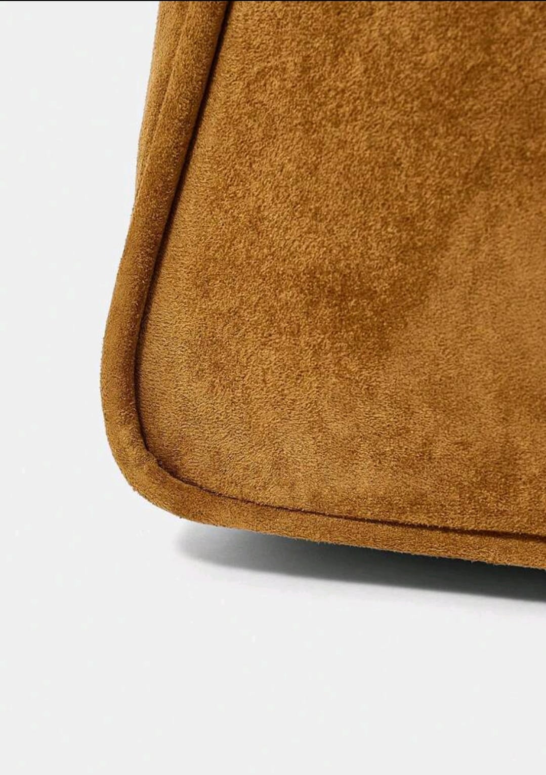 Brown Suedette Handbag